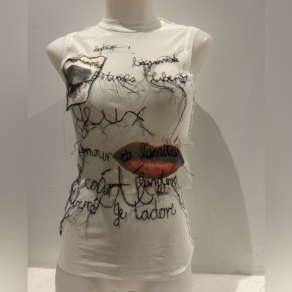 This is a vintage new with tags iconic Jean Paul Gaultier top. Size medium. Rare - Picture 2 of 16